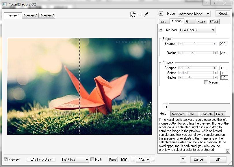 PS图像锐化滤镜：FocalBlade&nbsp;v2.02