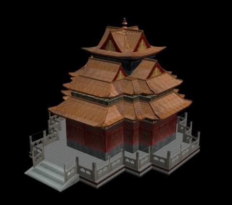 古代建筑3D模型