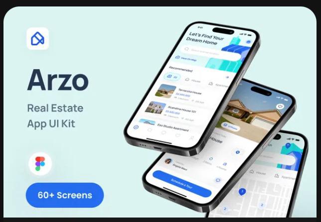 Arzo - Real Estate App UI Kit