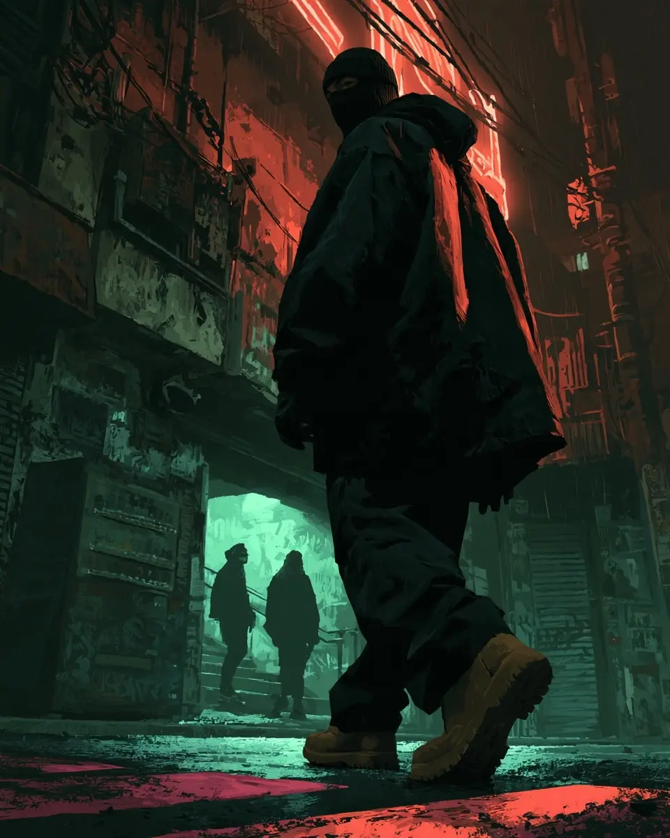 Arcane Style Tokyo Backstreet Midjourney提示词