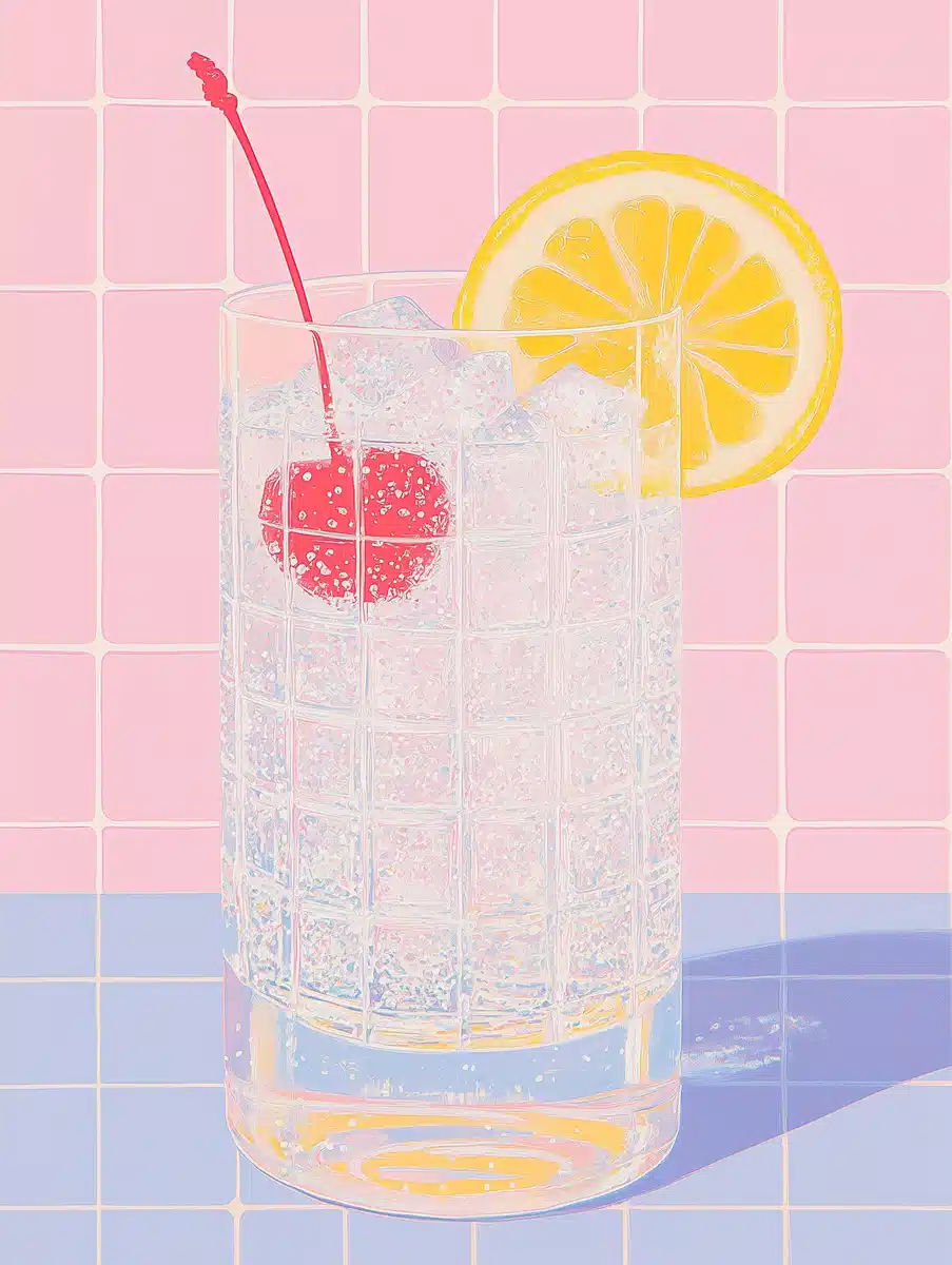 Folk Art Tom Collins Illustration Midjourney提示词