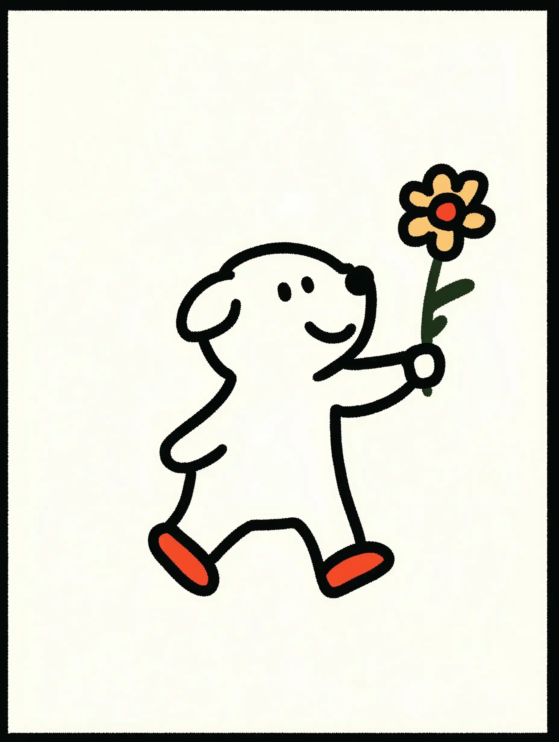 Goofy Dog in Heels Midjourney提示词