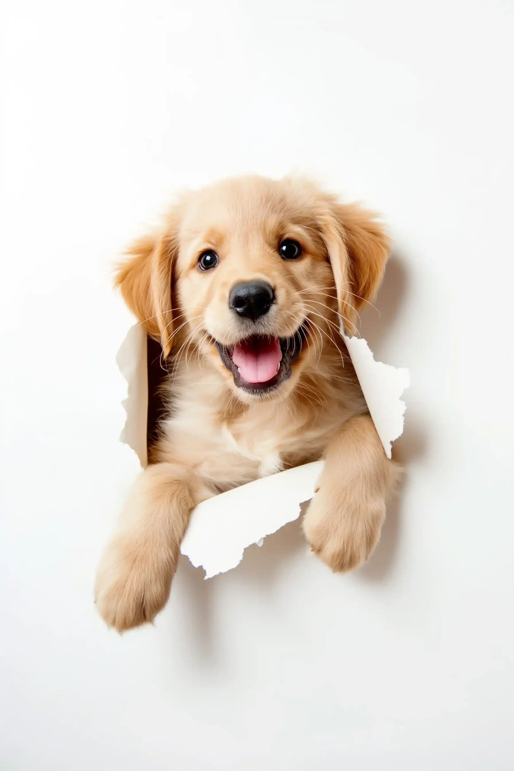 Cutout Puppy in Paper Midjourney提示词
