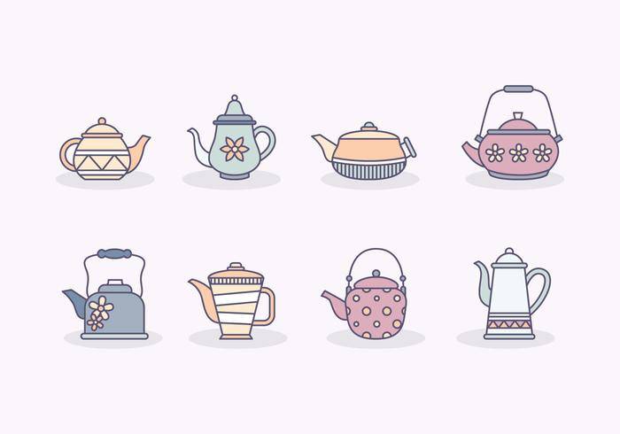 免费茶壶矢量