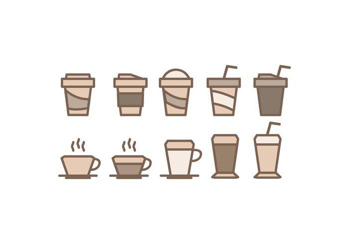 矢量咖啡杯图标