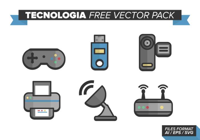 Tecnologia免费矢量包