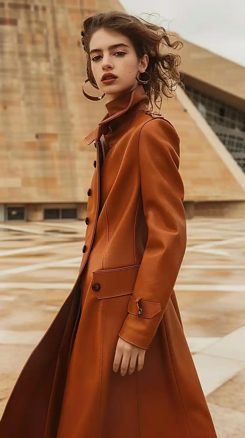 Realistic Fashion Model Urban Midjourney提示词