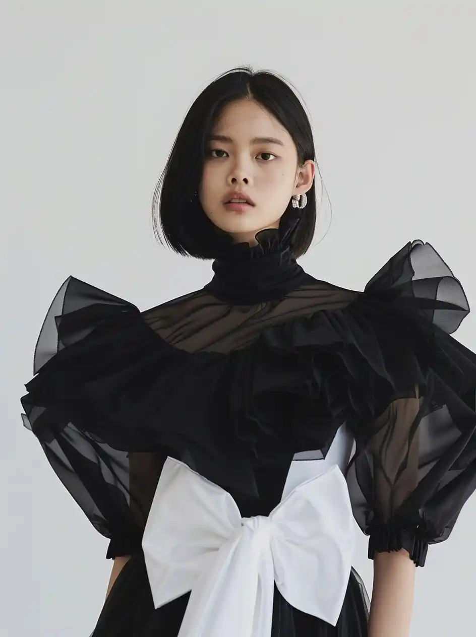 Minimalist Halloween Fashion Midjourney提示词