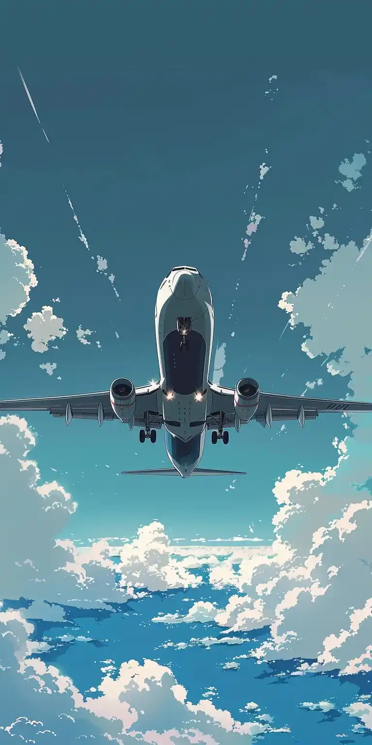 Aerial Aircraft by Anime Midjourney提示词