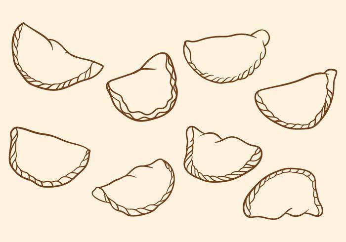 免费的Empanadas矢量