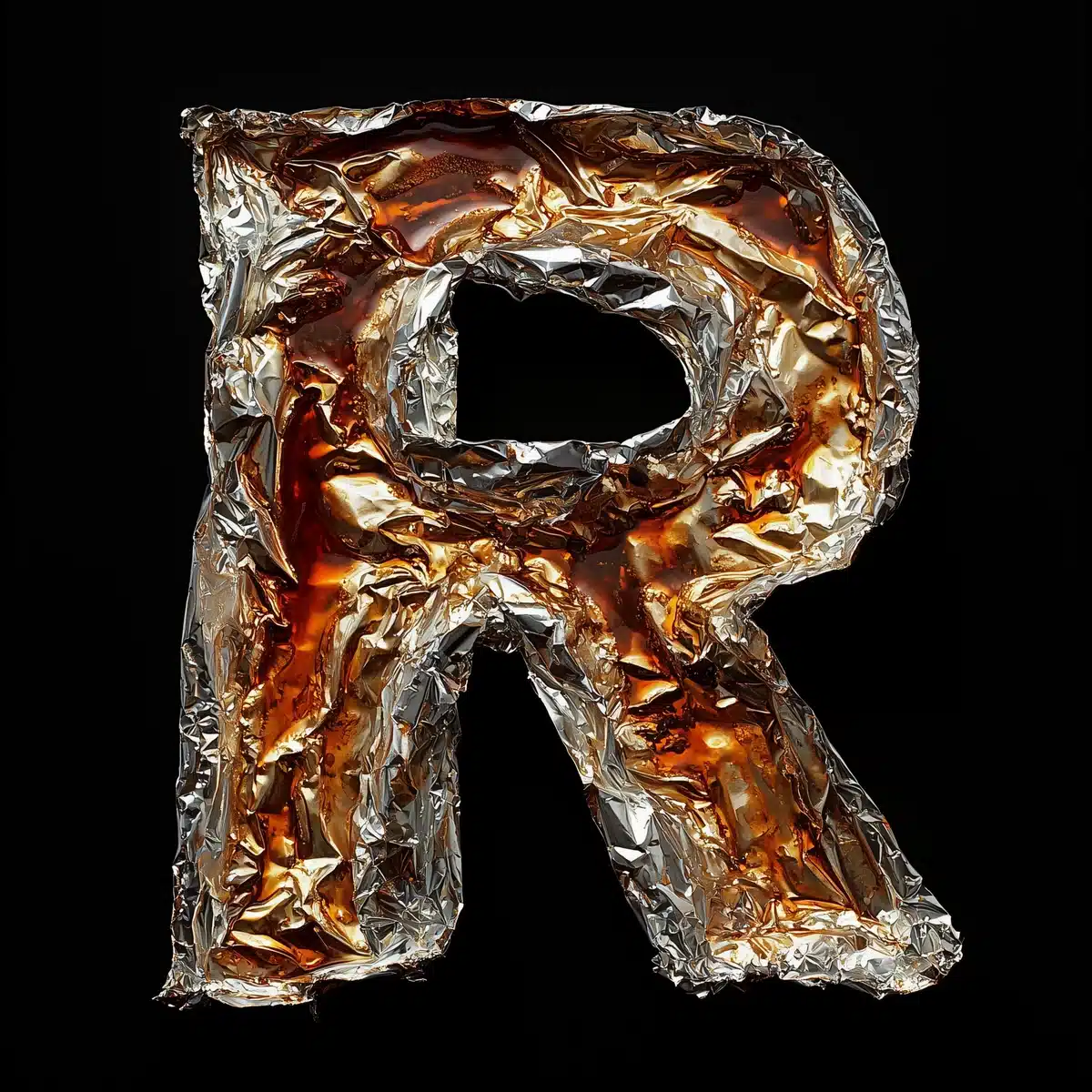Burnt Foil with R Midjourney提示词