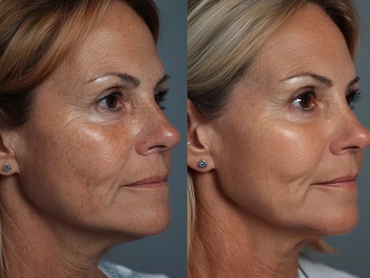 Before-and-After Skin Treatment Midjourney提示词