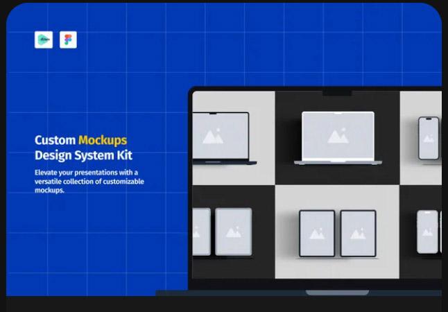 Custom Mockups Design System Kit