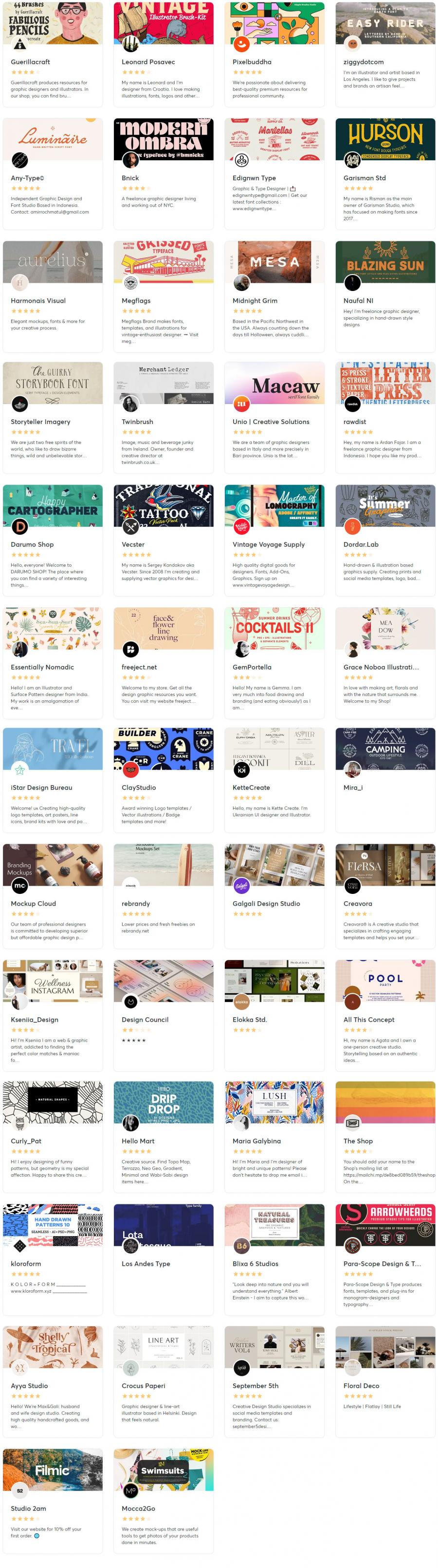2022年的7月creativemarket.com网站分享价值高达 1000 美元的素材资源打包下载