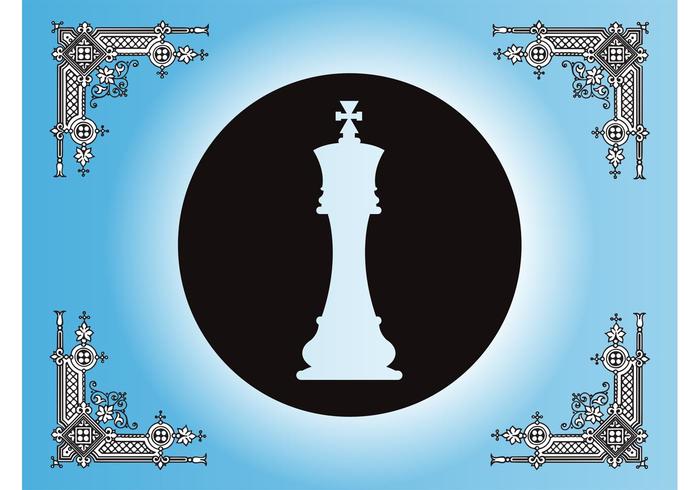 古色古香的国际象棋布局