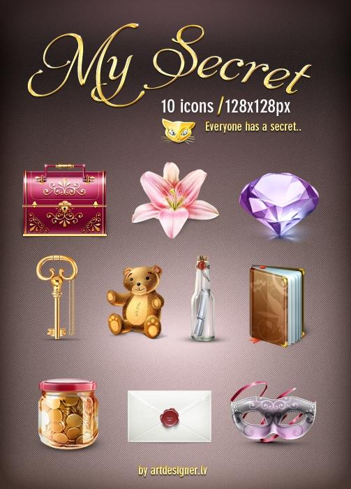 MySecret&nbsp;10&nbsp;icons