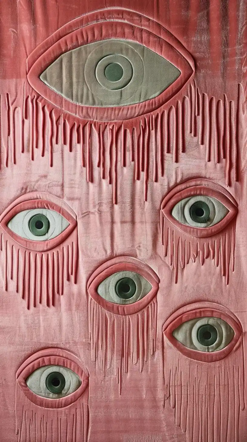 Velvet Eye Curtain 1970s Midjourney提示词