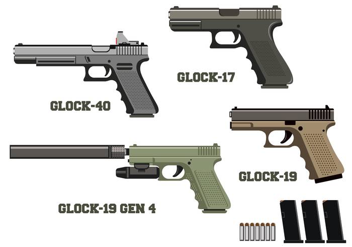 免费Glock矢量