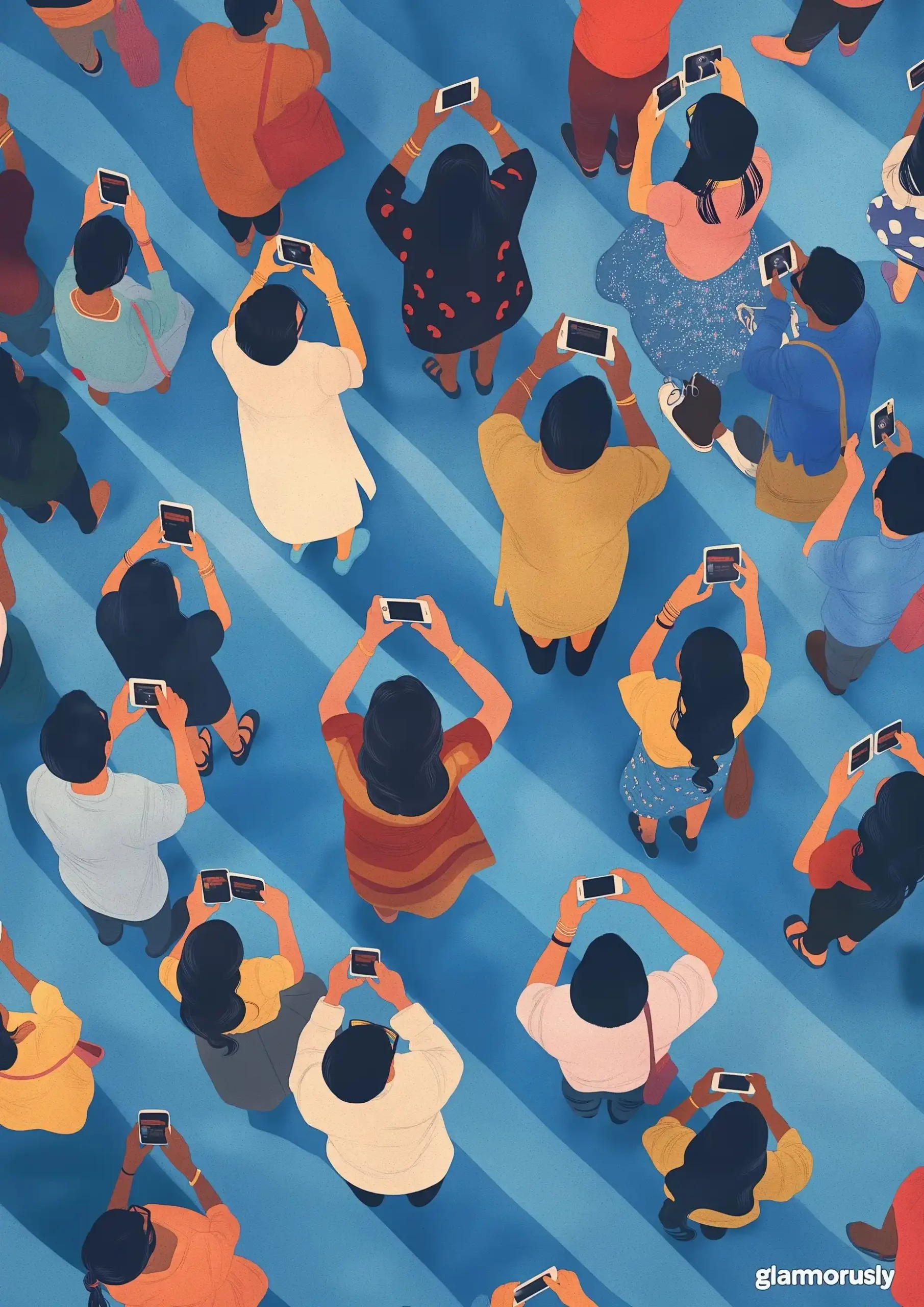 Indian Smartphone Community Poster Midjourney提示词