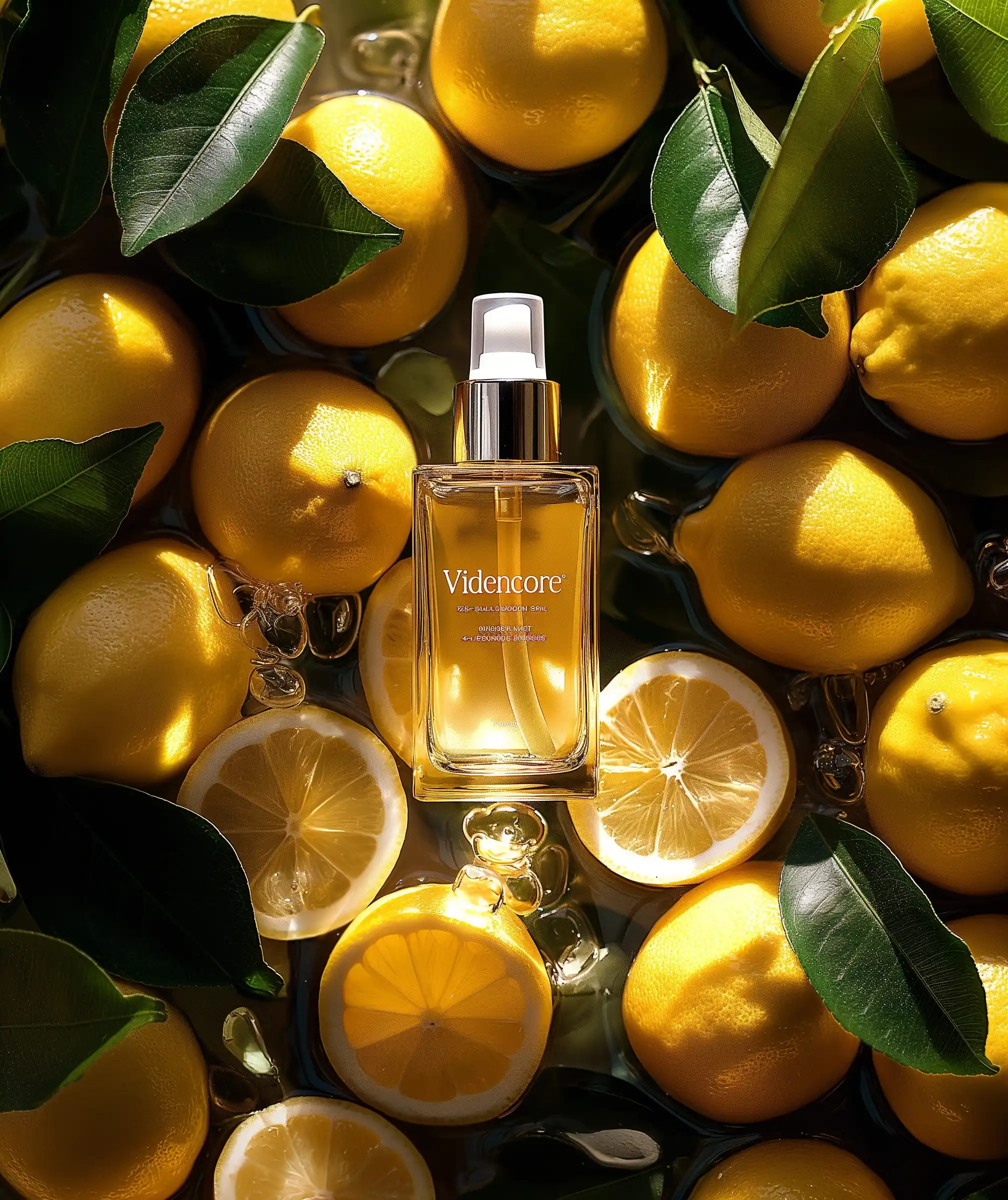 Vividencore Lemon Skincare Midjourney提示词