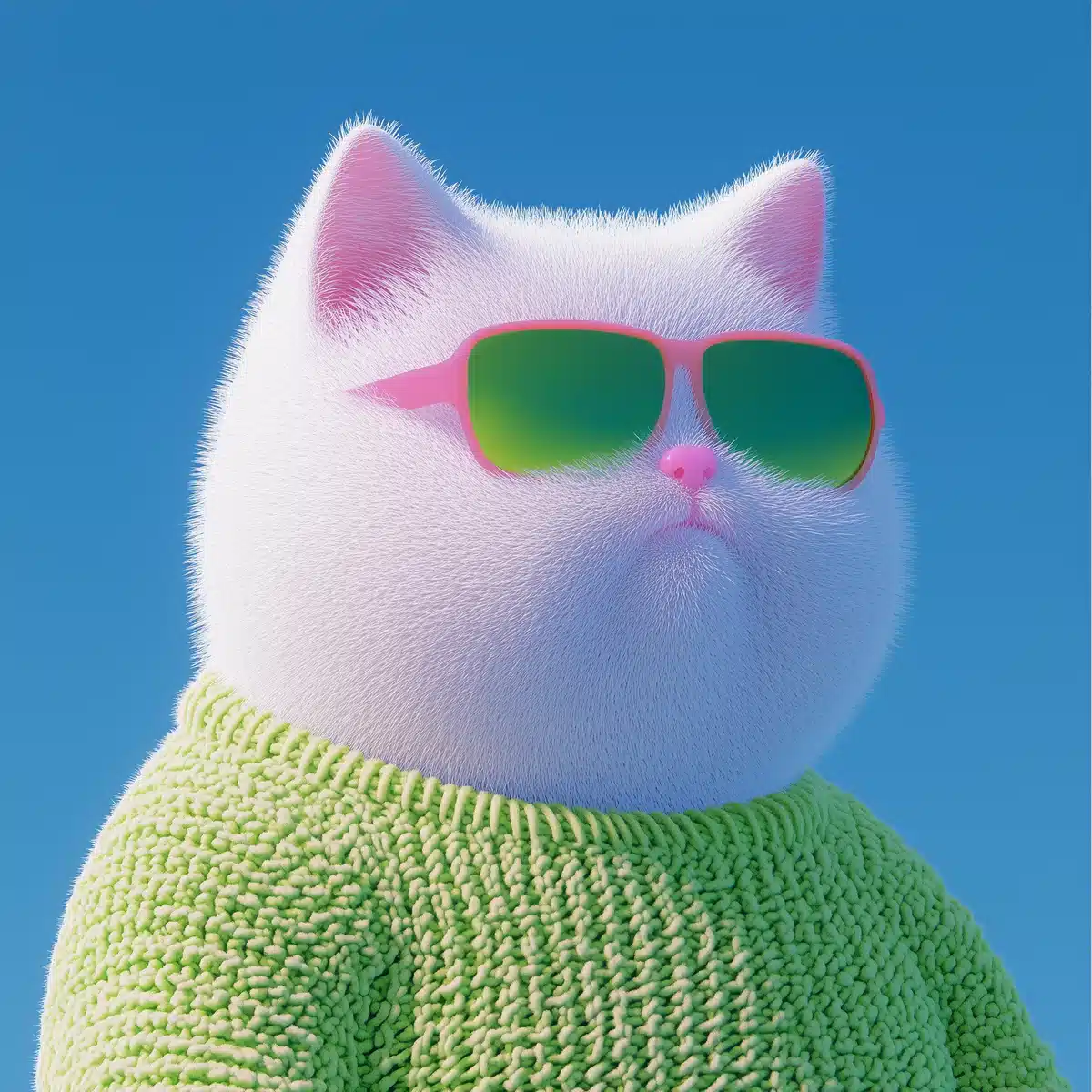 Detailed Kitten Graphic Designer Midjourney提示词