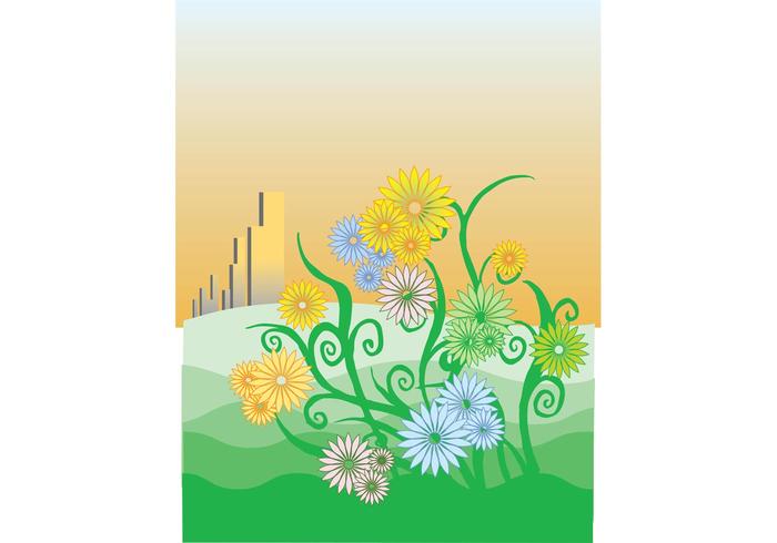 花矢量雏菊