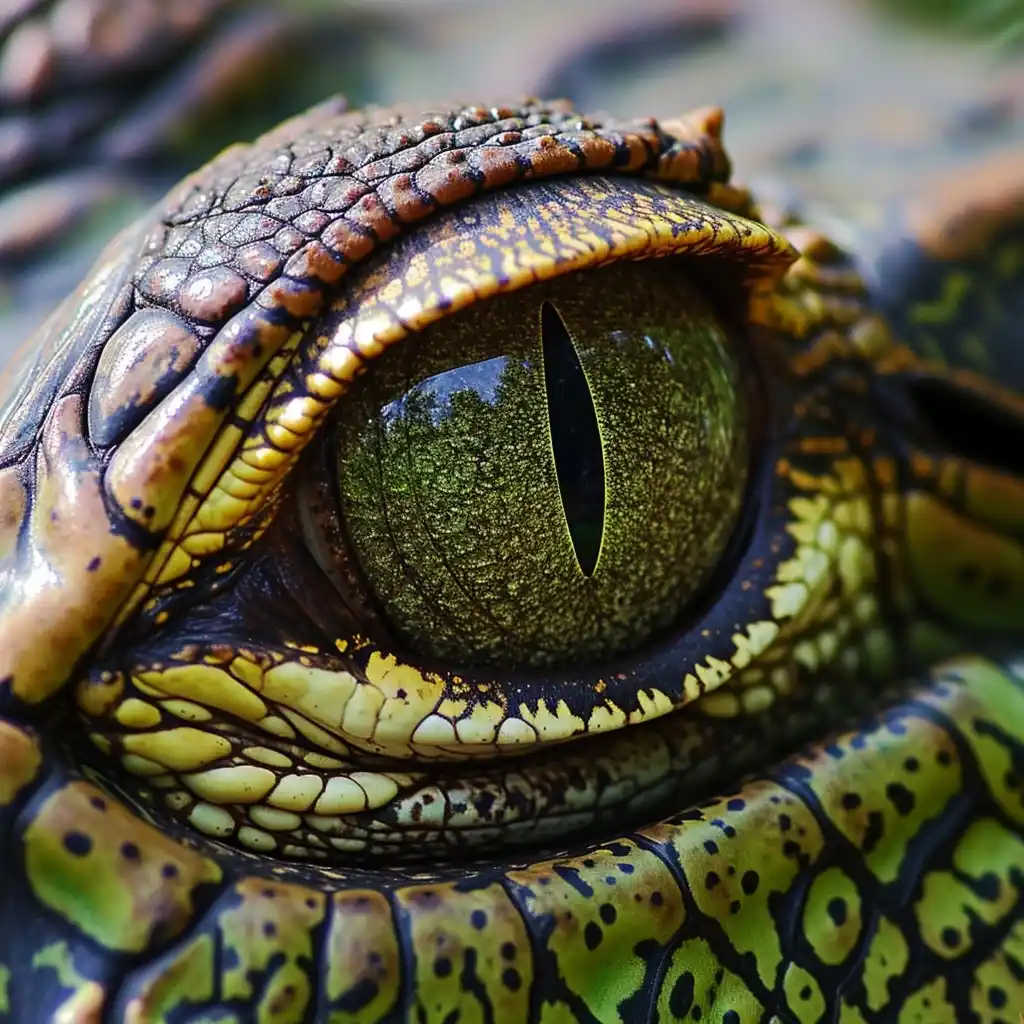 Caiman Eye in V6 Midjourney提示词