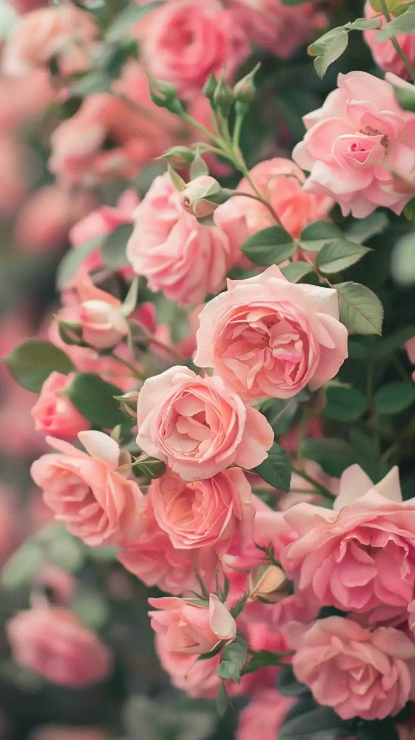 Roses in High Definition Midjourney提示词