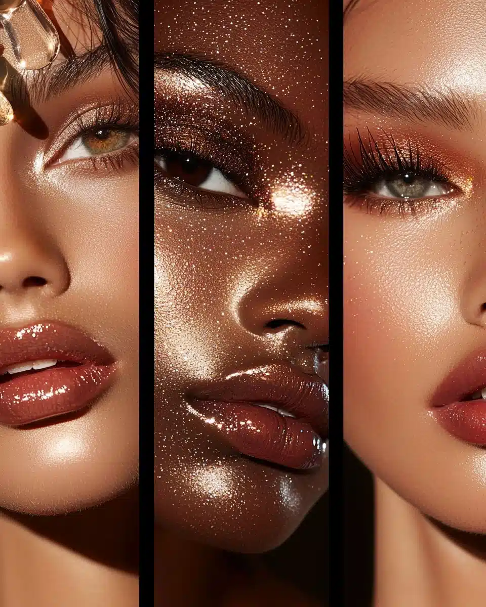 Trendy Makeup Collage 2025 Midjourney提示词