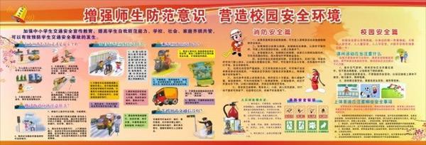校园安全宣传栏