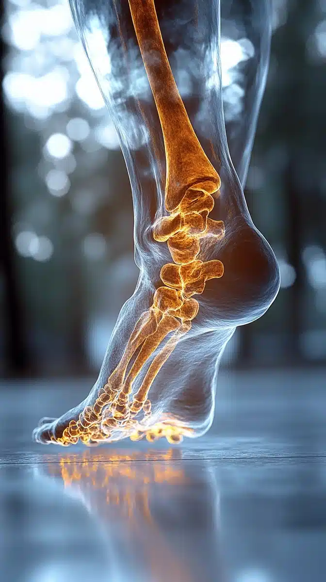 Ankle Pain X-Ray Photography Midjourney提示词