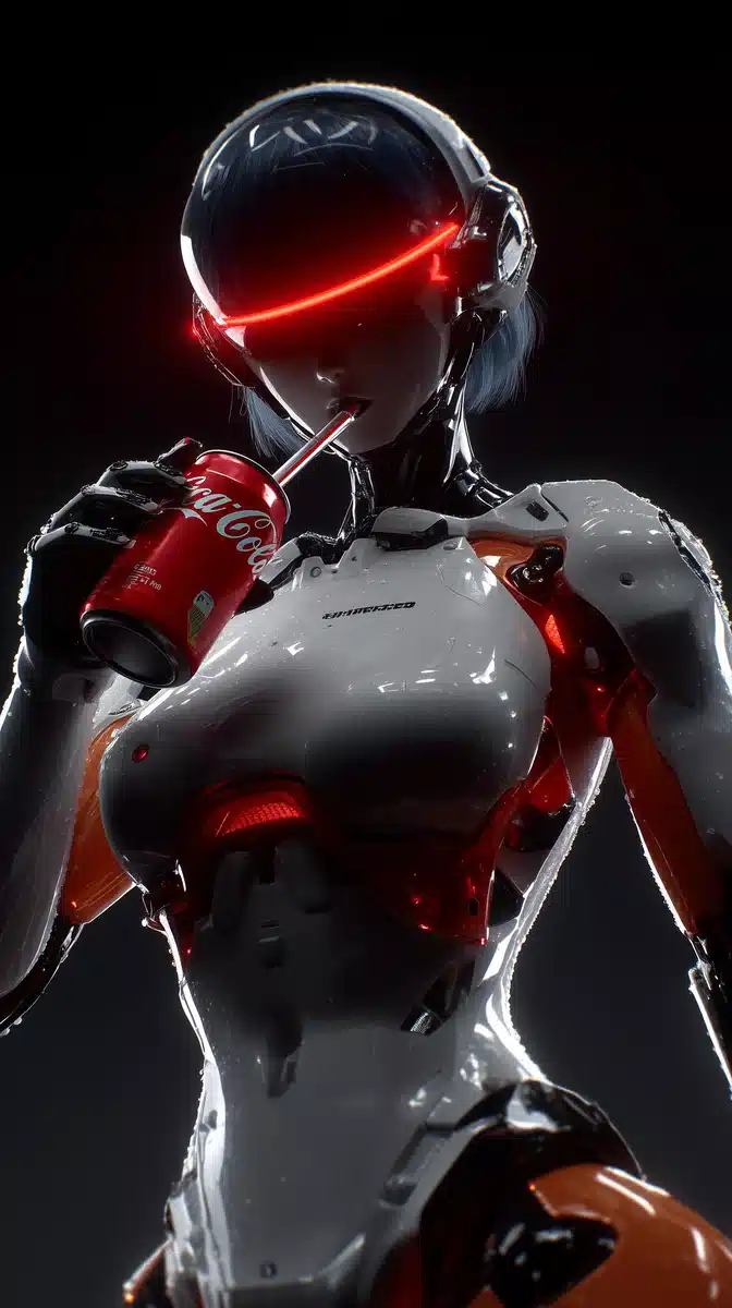 Anime Girl in Mecha Suit Midjourney提示词