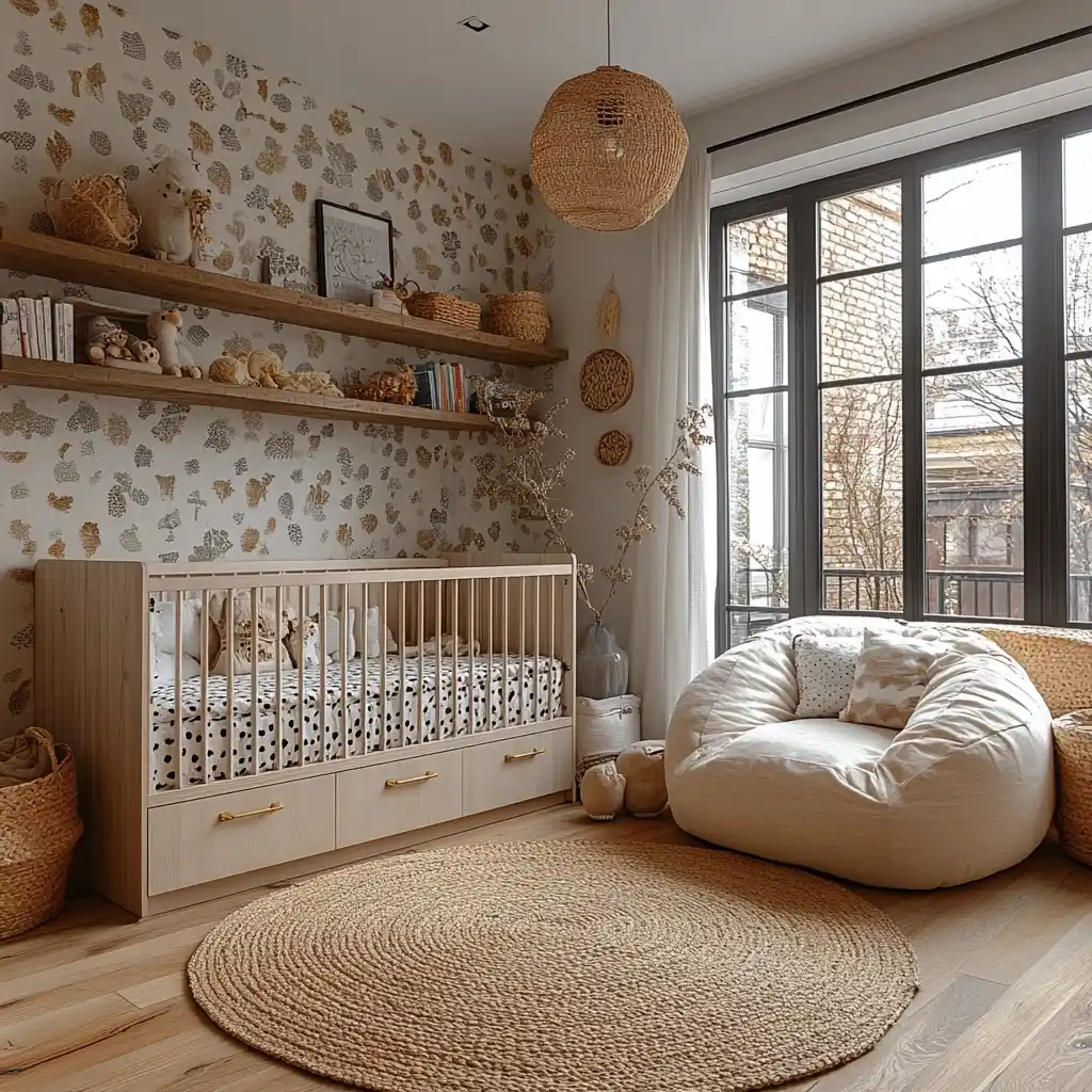 Modern Nursery Editorial Photography Midjourney提示词