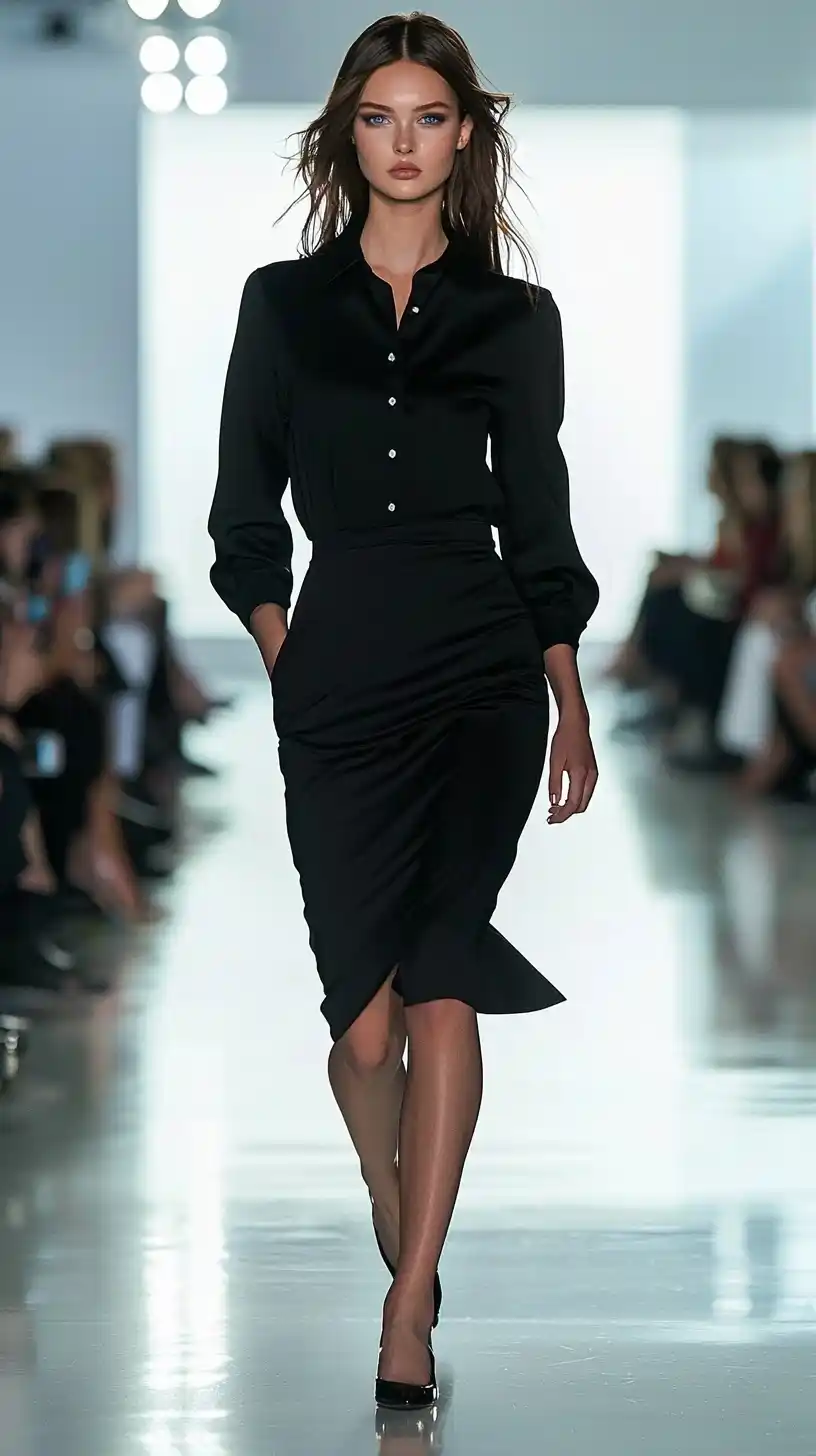 Hyper-Realistic Model Runway Midjourney提示词