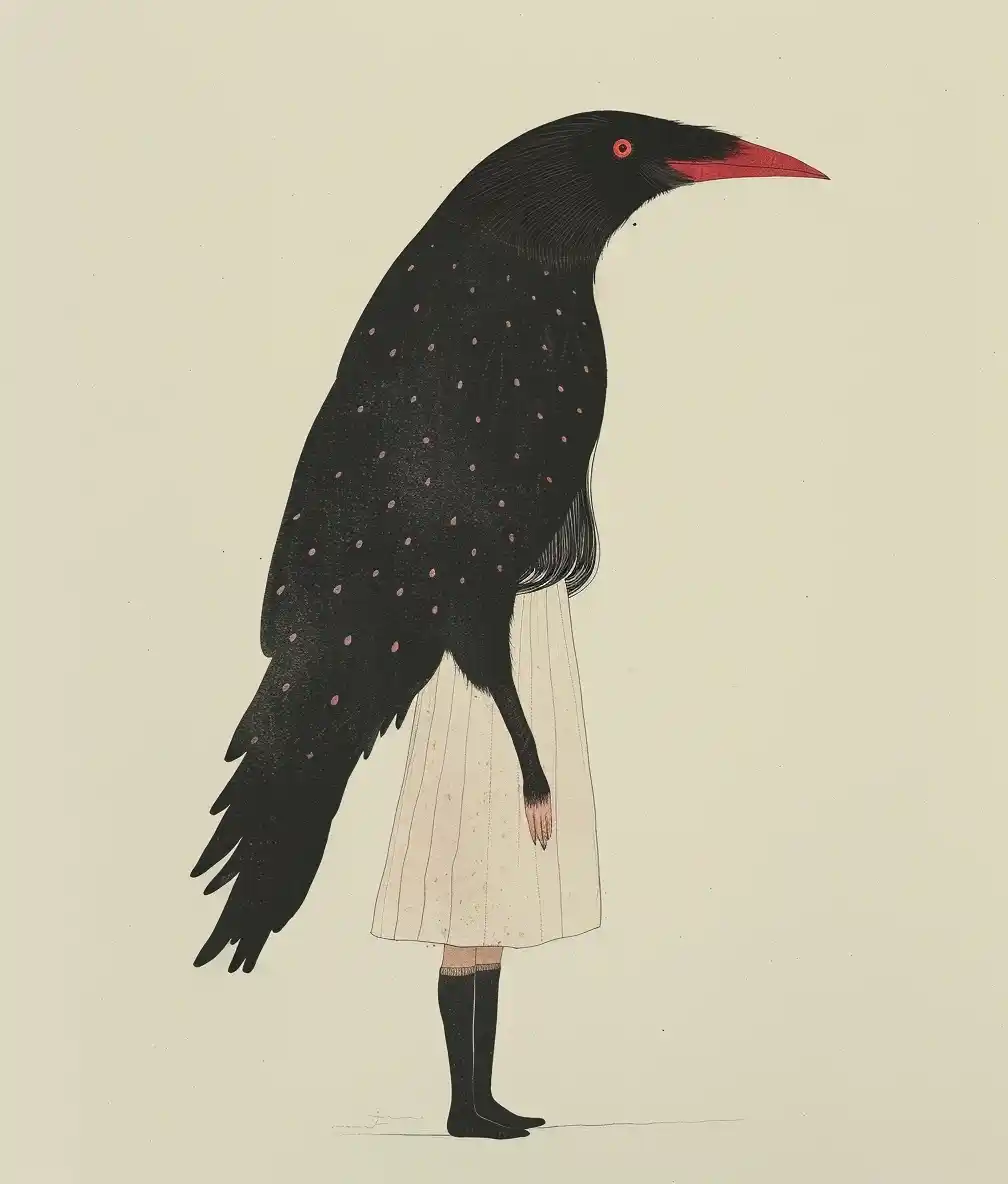 Metaphoric Flight Ryo Takemasa Style Midjourney提示词