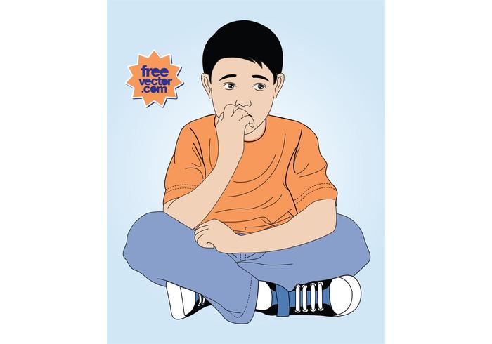 焦急的孩子