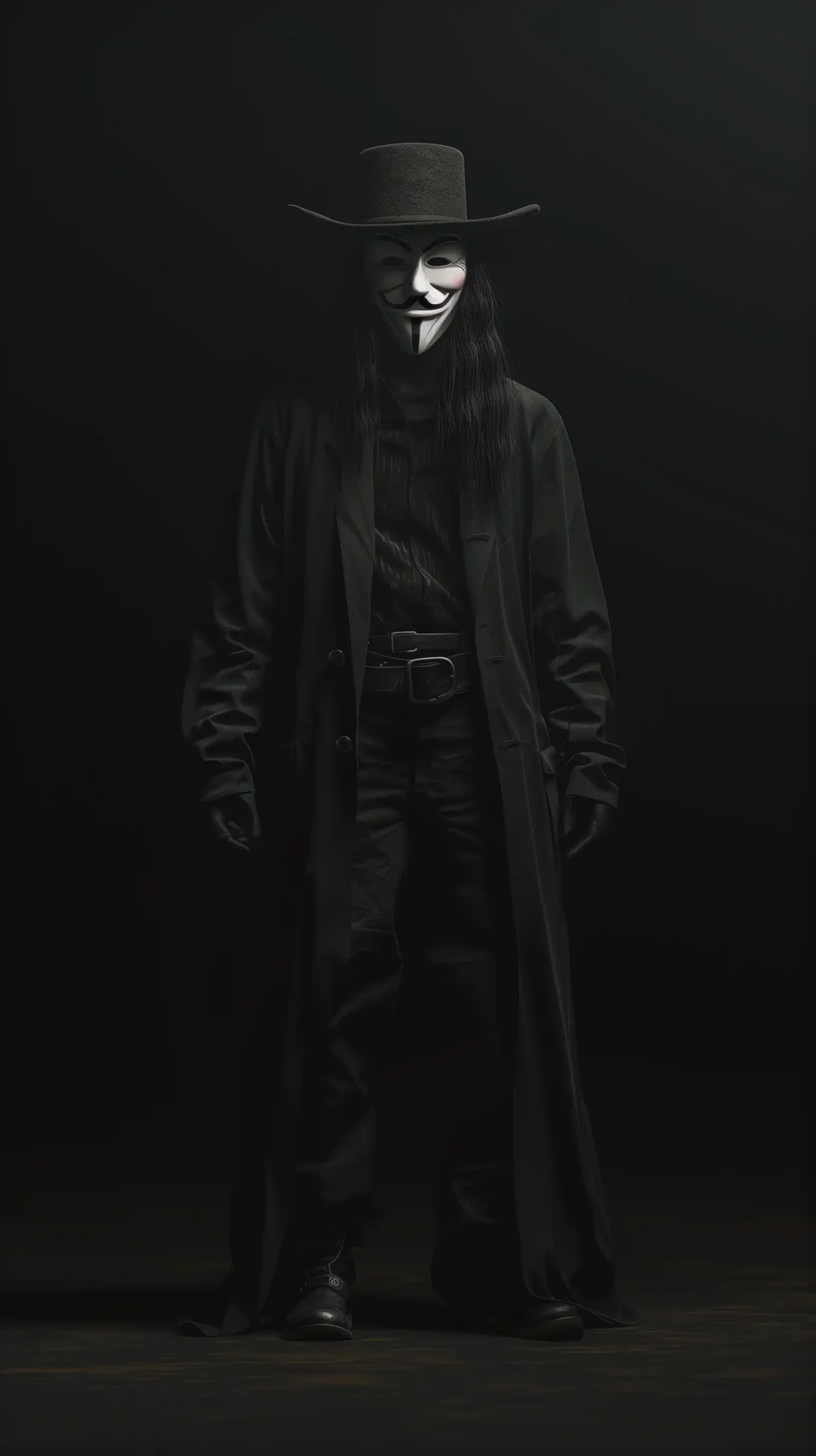 Photorealistic V for Vendetta Midjourney提示词