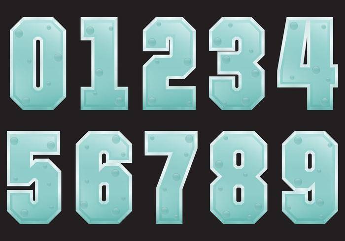 冻结数字矢量