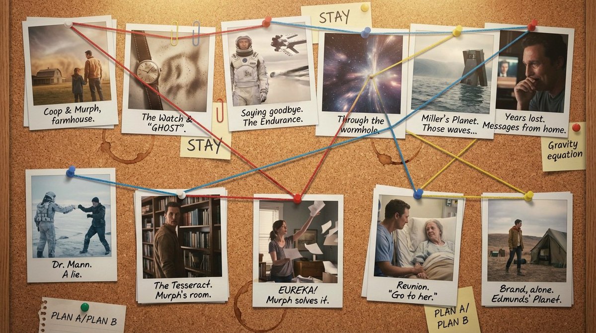 Interstellar Storyboard: Movie Plot & Sci-Fi Narrative Explained Nano Banana提示词