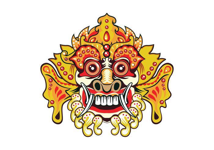 明亮的巴龙面具
