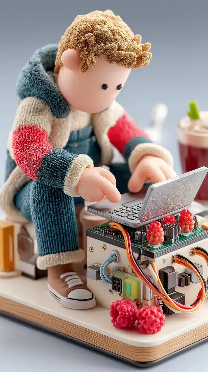 3D Claymotion Engineer Coding Midjourney提示词