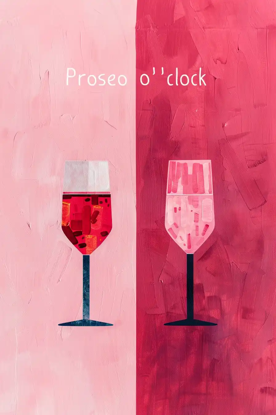 Bicolor Prosecco Poster Midjourney提示词
