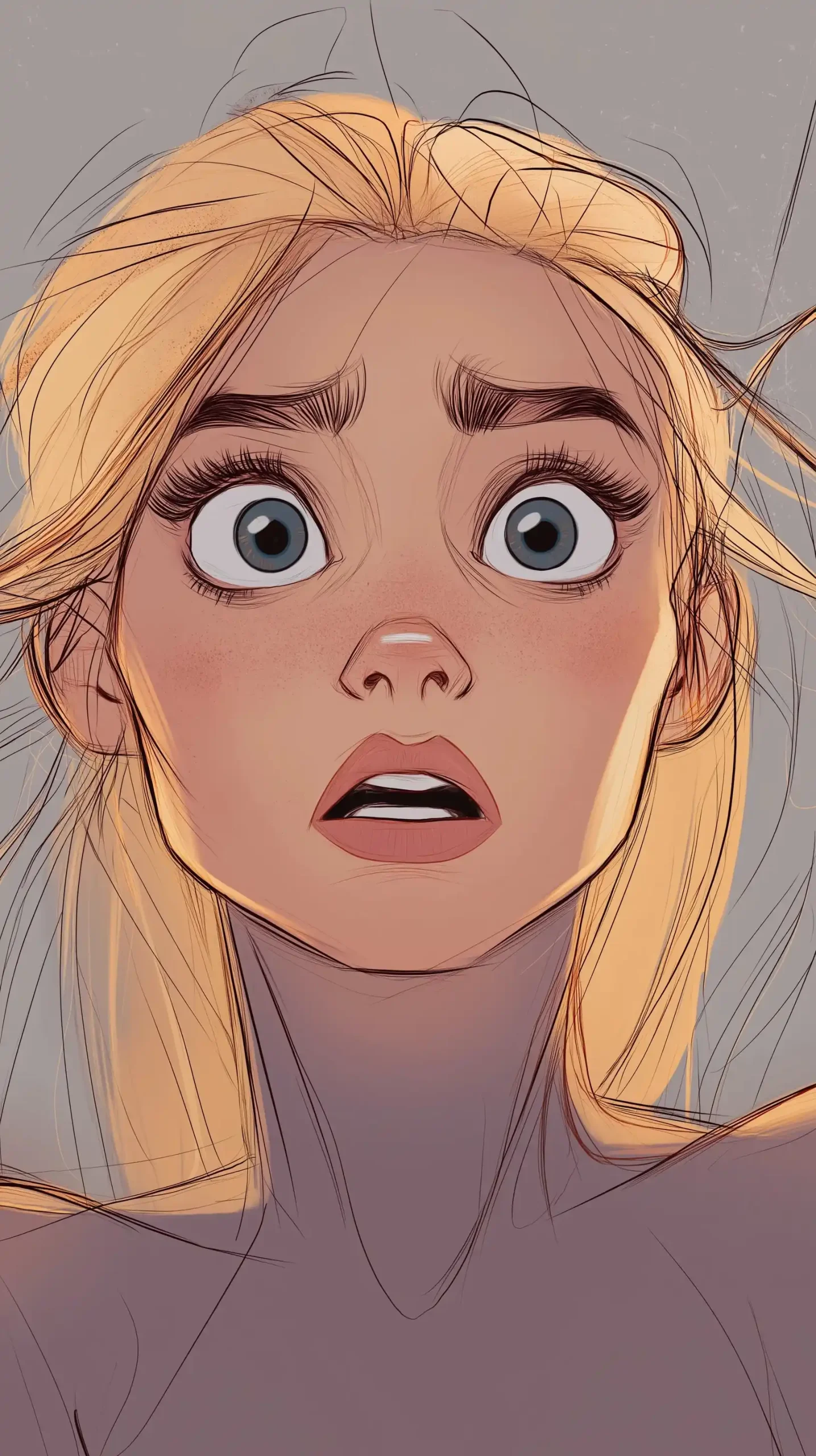 Disney Illustration of Emotion Midjourney 提示词生成效果