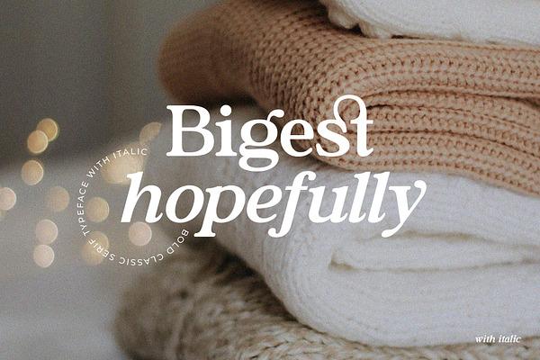 Bigest hopefully