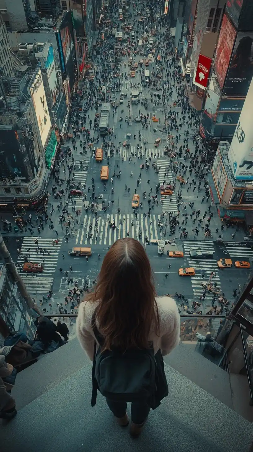 Urban Womans Perspective Midjourney提示词