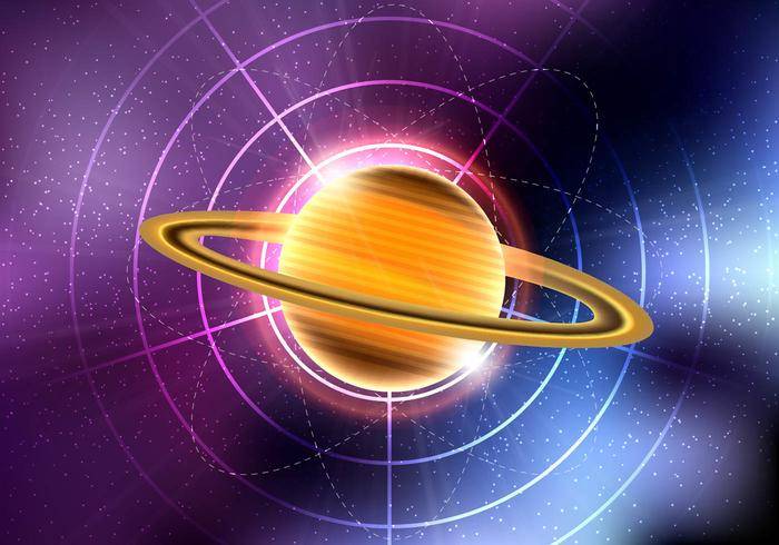 土星星球矢量