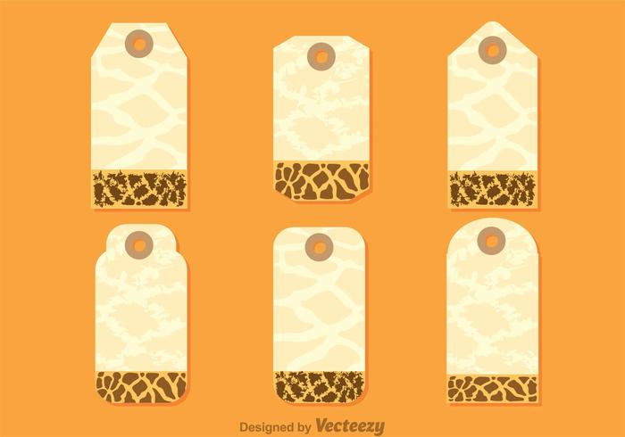 在垂悬的笔记模板的长颈鹿印刷品