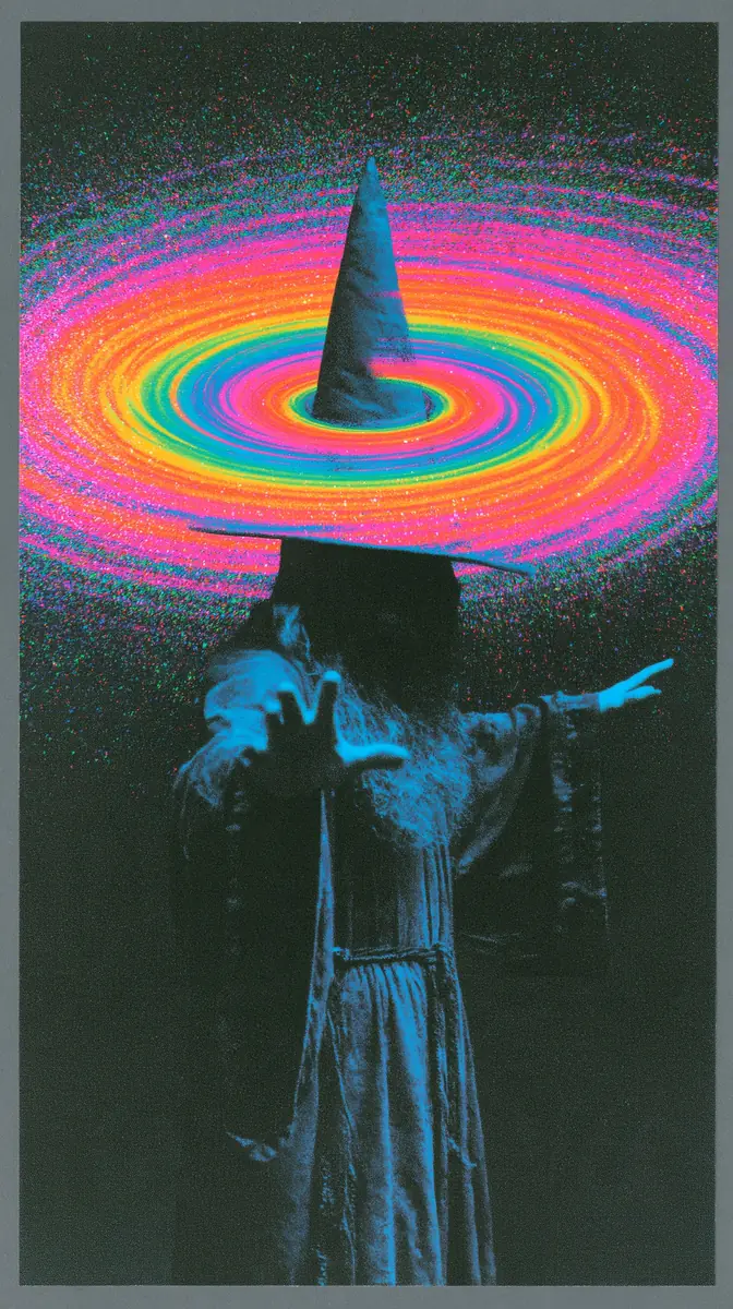 First-Person Arcane Wizard Magic Midjourney提示词