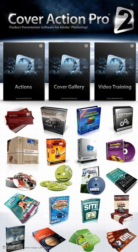 Cover&nbsp;Action&nbsp;Pro&nbsp;2.0ps制作立体书动作
