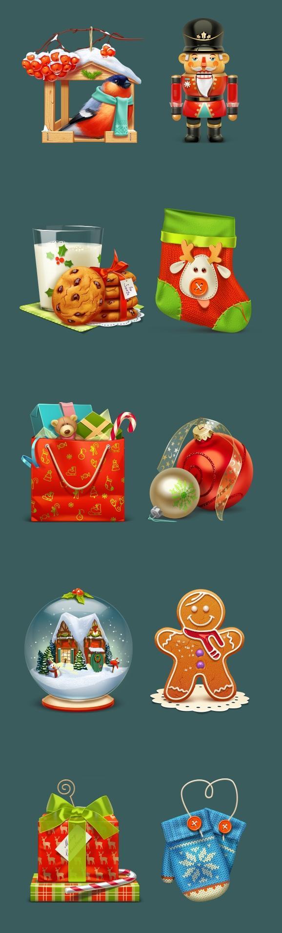 icon圣诞节元素PNG